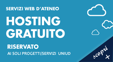 hosting web per l'Ateneo di Udine